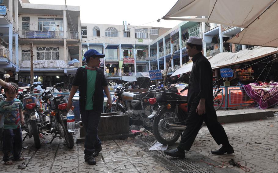 Market in central Herat, Afghanistan.