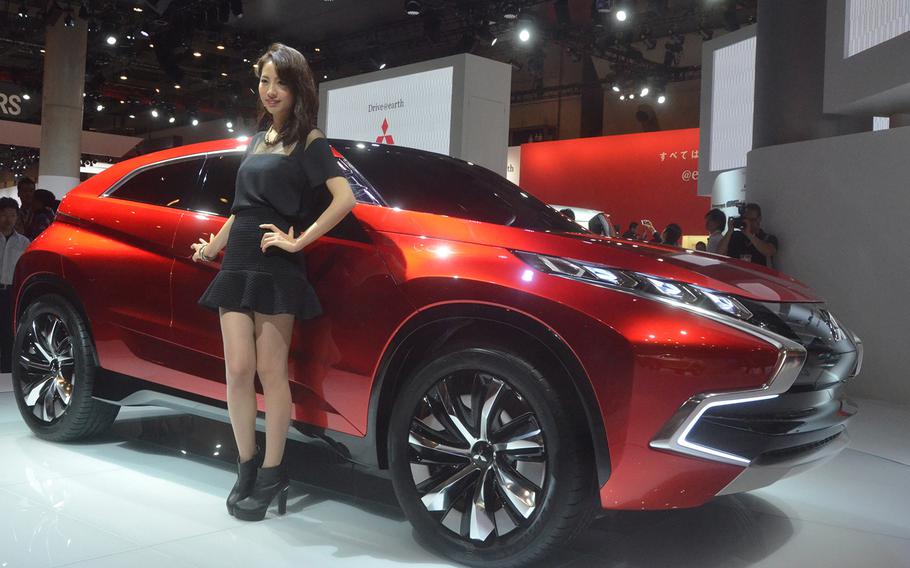 Mistubishi presents one of its latest SUV concepts at the 2013 Tokyo Motor Show.