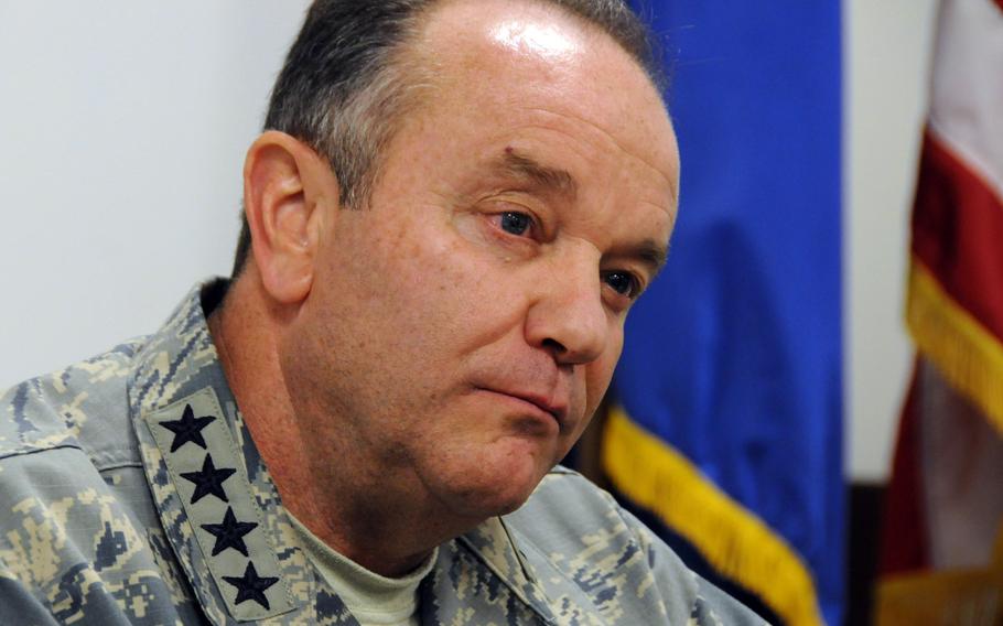 U.S. Air Force Gen. Philip Breedlove, NATO supreme allied commander Europe, during an interview in Naples, Italy, May 30, 2013.