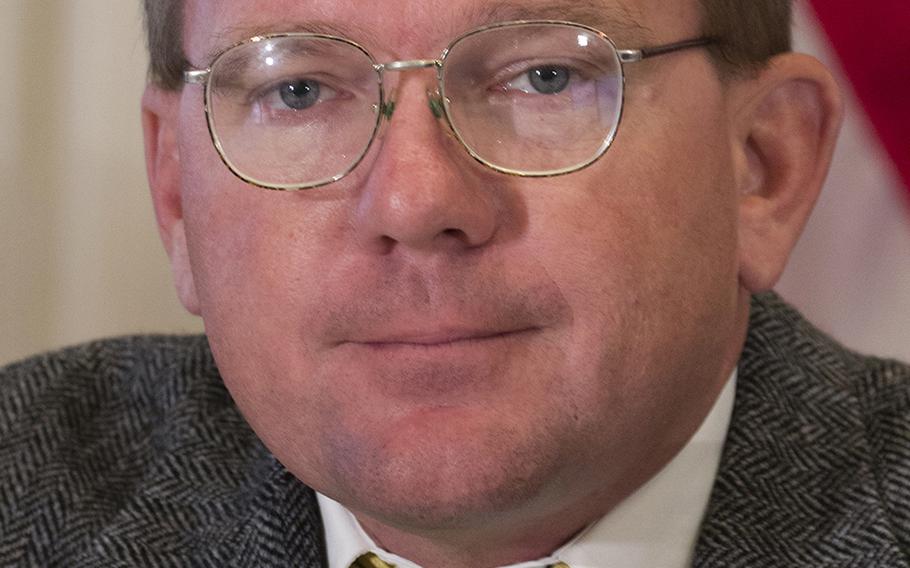 Mark Noah of History Flight, at the National Press Club in Washington, D.C., May 23, 2014.