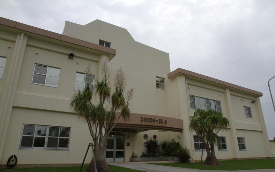The Air Force has disconnected water fountains at Building 9497, a Defense Department school administration building on Kadena Air Base, after determining the fountains were once again being used, even though traces of lead had been detected in the water during an inspection more than 10 years ago.