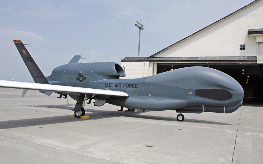 The U.S. government has approved the sale of RQ-4 Global Hawks, like the one pictured here, to South Korea.