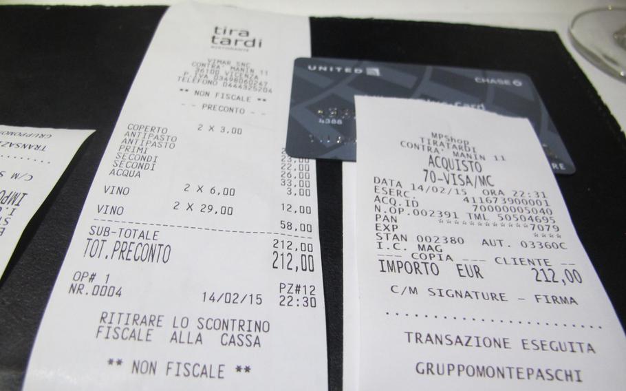 The restaurant tira tardi provides the most gourmet dishes in downtown Vicenza, Italy, along with the most romantic atmosphere -- and the heftiest check.