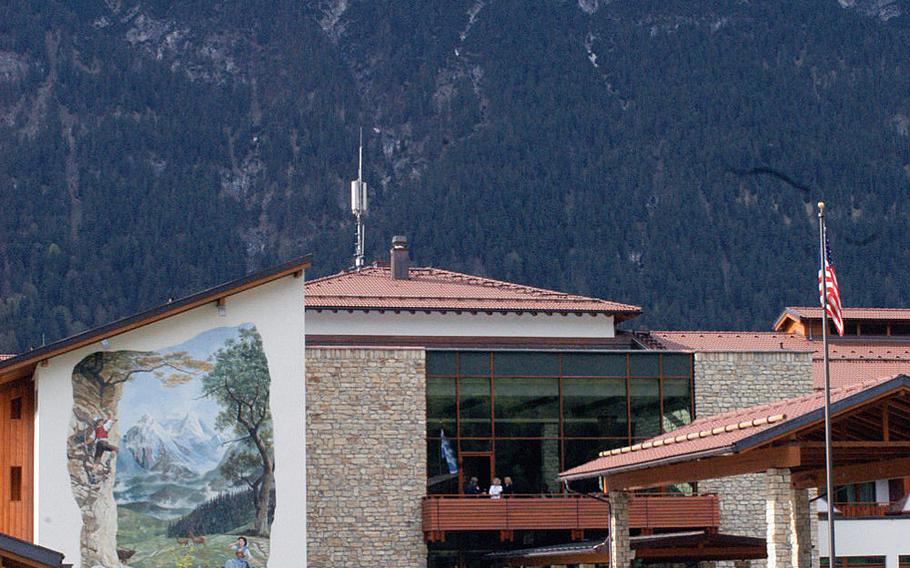 The Edelweiss Lodge and Resort in Garmisch-Partenkirchen, Germany, sits at the gateway to the Alps on the border with Austria.