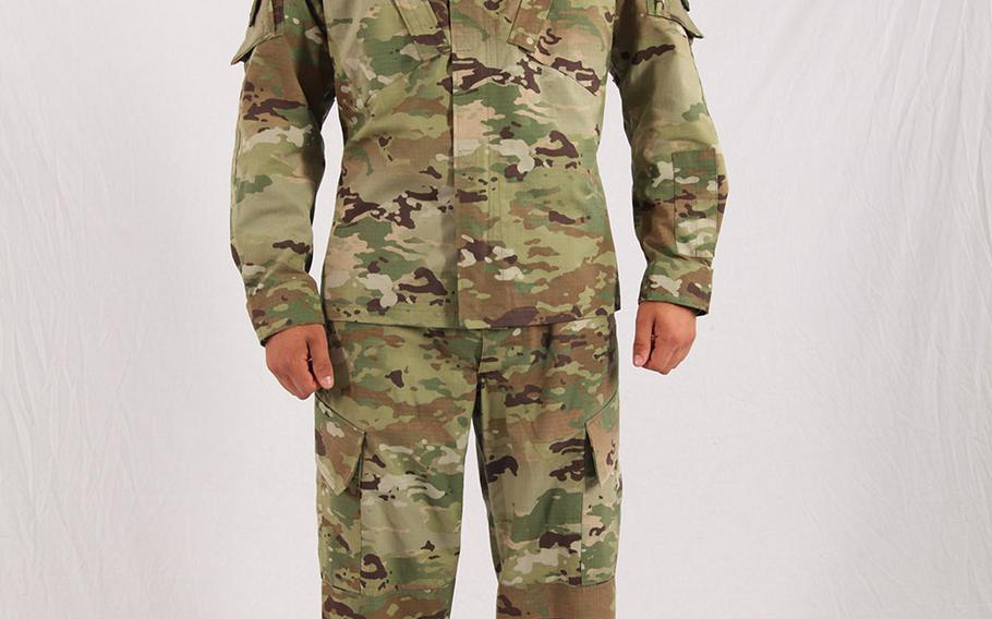 The Army Combat Uniform using the new Operational Camouflage Pattern.