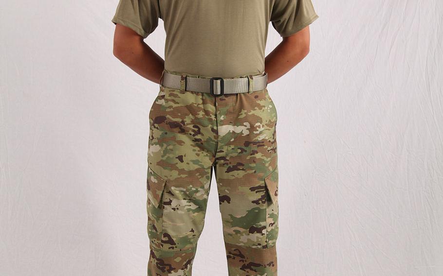 The new ACU features the Tan 499 T-Shirt, Tan 499 belt and Coyote Brown boot.