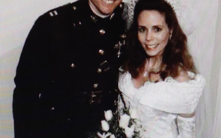 Connie Gruber was a teacher at Camp Lejeune when she was set up on a blind date with a CH-53 pilot, Lt. Brooks Gruber. They married two years later, on Valentine's Day 1992.