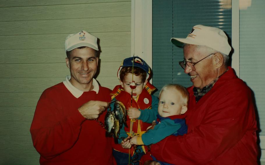 Lt.Col. John Brow regularly took his sons Mike and Matt fishing; both sons grew up with a love for the outdoors.