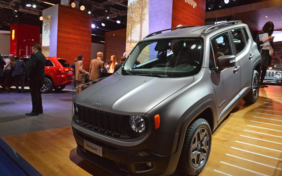 The Jeep Renegade was one of many Jeep models on display at the International Motor Show, Frankfurt, Germany.
