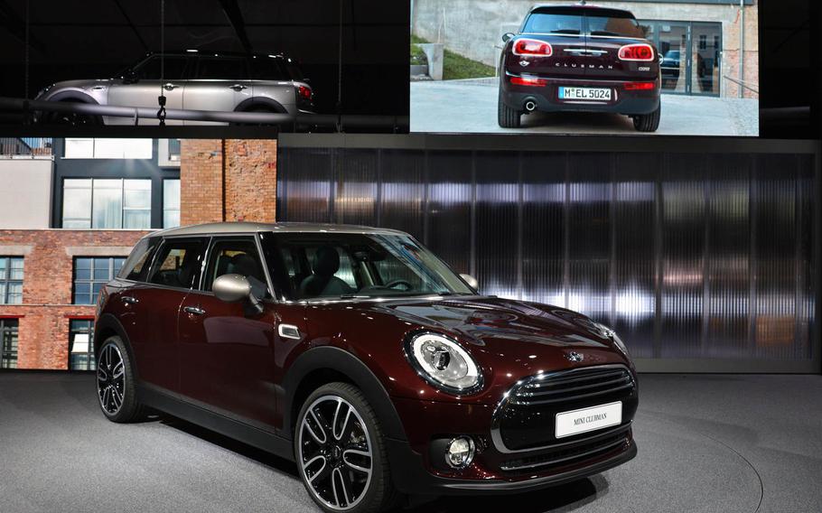 The new Mini Clubman was on display at the International Motor Show in Frankfurt, Germany.
