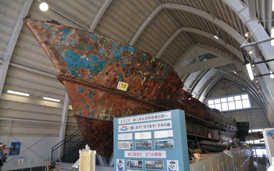 The centerpiece of the Japan Coast Guard Museum in Yokohama is a North Korean spy ship that was taken in December 2001 after a firefight in the East China Sea. North Korea has been known to disguise spy ships as commercial fishing vessels.