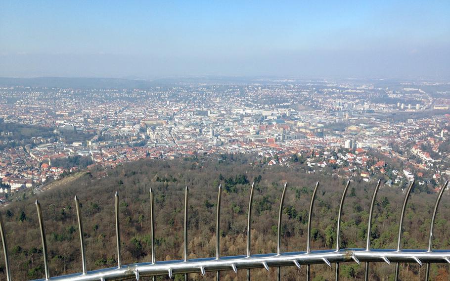 No visit to Leonhardts is complete without going to the top of the Stuttgart TV Tower, which offers a great view of the city below.