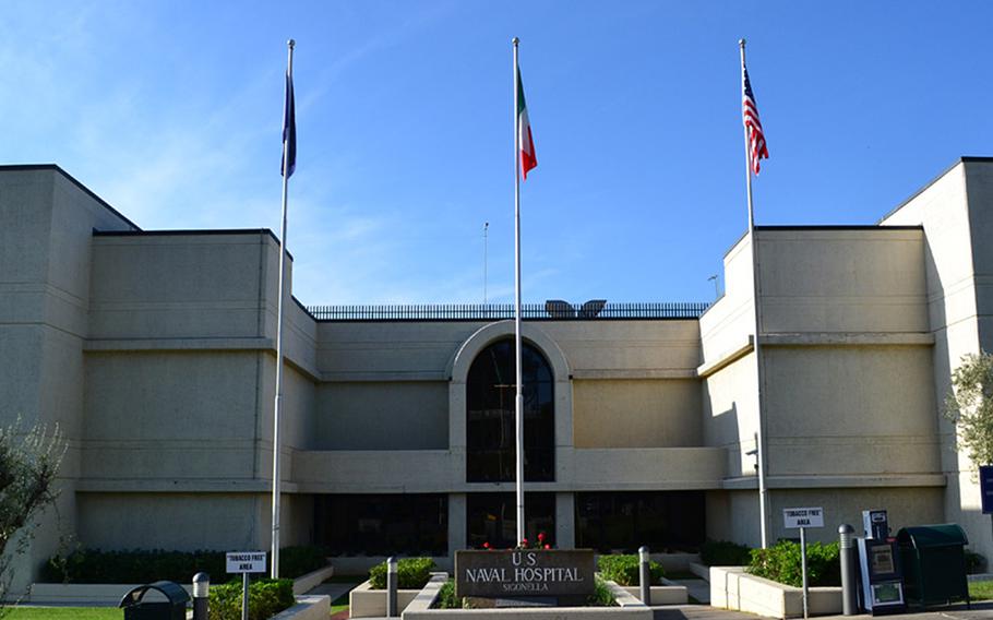 The military will downsize its hospitals in Naples, Sigonella, shown here, and Aviano, turning them into outpatient clinics by fiscal 2019 under a recent Pentagon decision. The Navy surgeon general says no decision has been made about how to downsize base hospitals in Naples and Sicily.