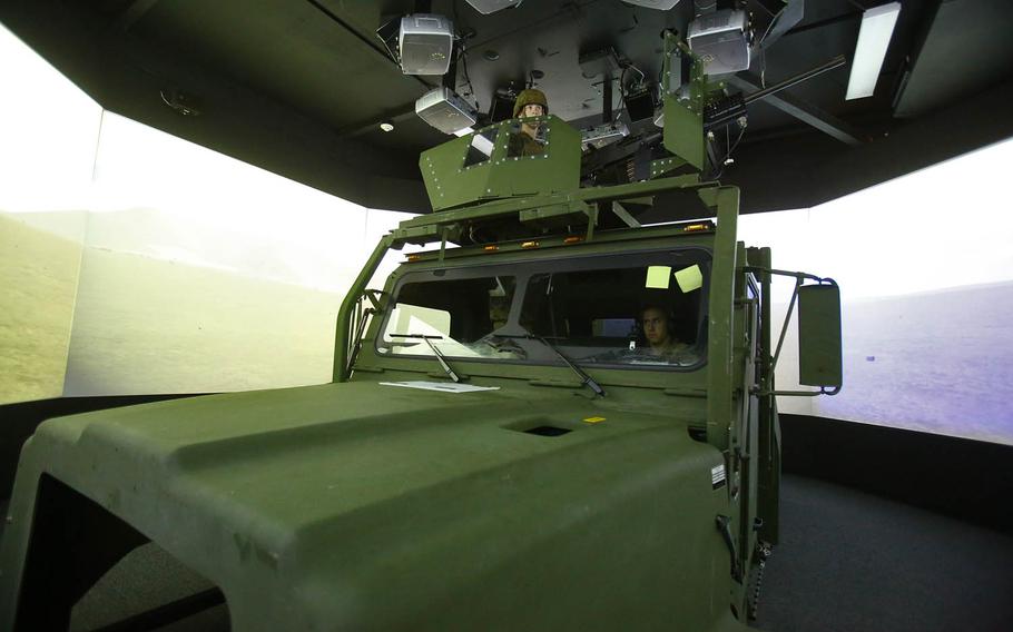 Marines conduct virtual-reality training at Camp Pendleton, Calif., in 2013. Despite advances in military technology, such as artificial intelligence, experts say the day when a computer could replace a human general remains in the distant future.