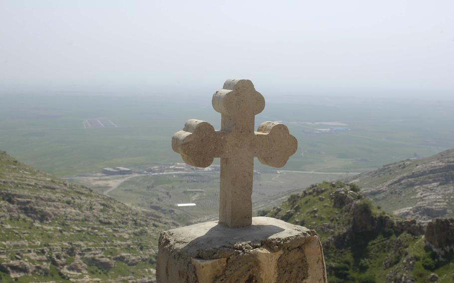 A view of the Mosul Plain from the Sant Hormizd Monastery in northern Iraq.