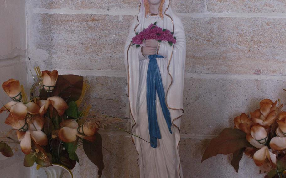 A statue of the Virgin Mary inside the Sant Hormizd Monastery in northern Iraq.