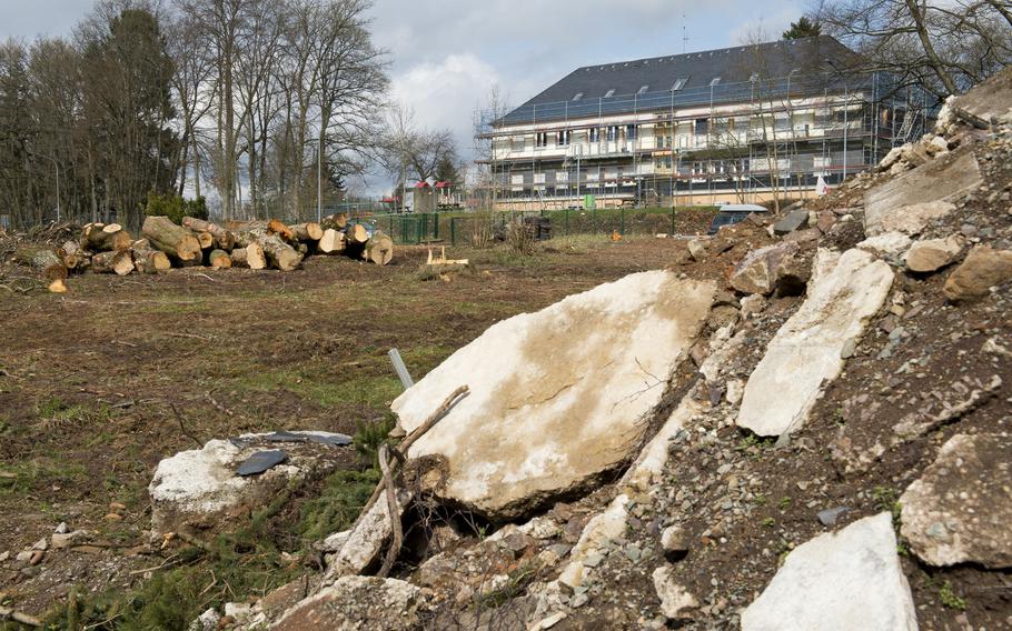Renovation and demolition in Baumholder, Germany, has been underway for housing to accommodate growing troop numbers.