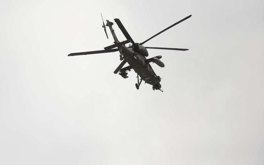 Italian aircraft flying from Herat Airfield, Afghanistan on April 7, 2016. The Afghanistan Airfield Economic Development Commission is working to create more commercial flights from the location.