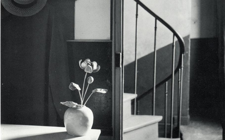 "Chez Mondrian" (1926), one of Andre Kertesz's most famous pictures, is included in an exhibit of the photographer's work that runs through June 12 at the Pfalzgalerie in Kaiserslautern, Germany. The picture depicts the Paris studio of Dutch painter Piet Mondrian. Kertesz is considered among the 20th century's great photographers.