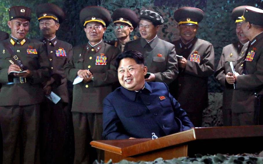 North Korean leader Kim Jong Un is seen in this undated photo from the Korean Central News Agency. North Korea convened its 7th Workers' Party Congress Friday, May 6, 2016, while also warning it will strengthen its nuclear weapons program due to Washington's "hostile policy" against the isolated communist country.