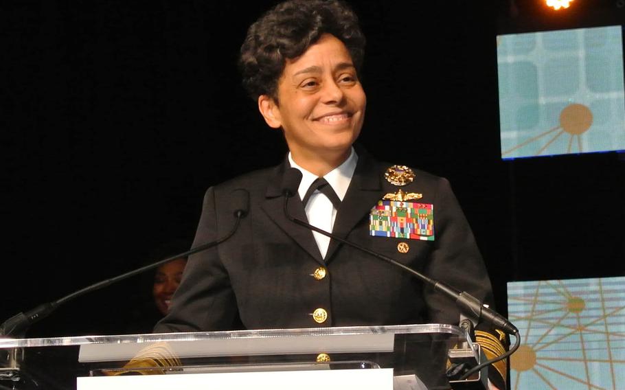 Adm. Michelle Howard was nominated by President Barack Obama to lead U.S. Naval Forces Europe-Africa, the Naples-based command that oversees the warships, aircraft and sailors operating across the Atlantic and Mediterranean, the Defense Department announced Thursday, May 19, 2016.