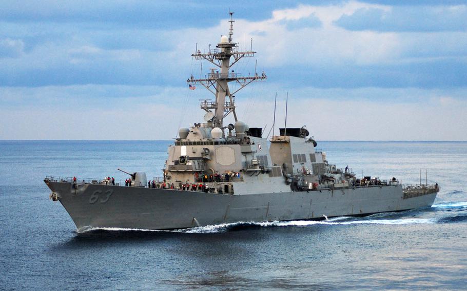 The guided-missile destroyer USS Stethen is in Thailand for Exercise Guardian Sea, which includes personnel from the U.S. 7th Fleet's Task Force 73 and Destroyer Squadron 7. The U.S. and Royal Thai navies will focus on "anti-submarine warfare and maritime domain awareness," a Navy statement said.