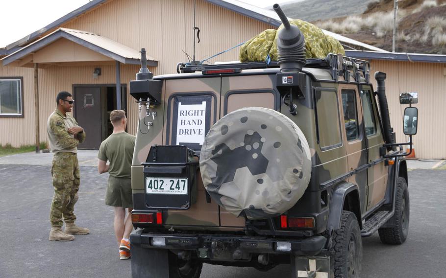 Among the skills Australian soldiers learn at RIMPAC 2016 in Hawaii is driving in the right lane.