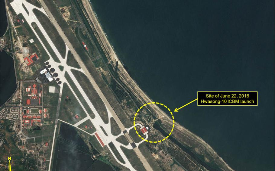 North Korea launched a missile from an airport on its east coast earlier this summer and will likely use the facility for future tests, 38 North, a Washington-based think tank, says.