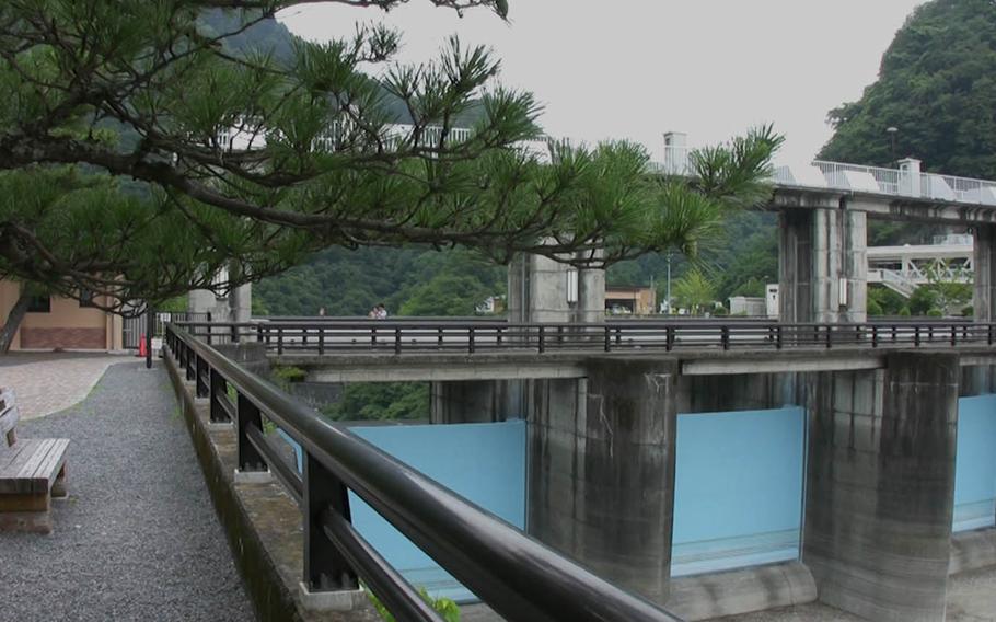 Ogouchi Dam is a family-friendly destination about an hour's drive from Yokota Air Base in western Tokyo. Its reservoir, Lake Okutama, stretches across Tokyo and Yamanashi prefectures and holds 189 million tons of water for the people of Tokyo.
