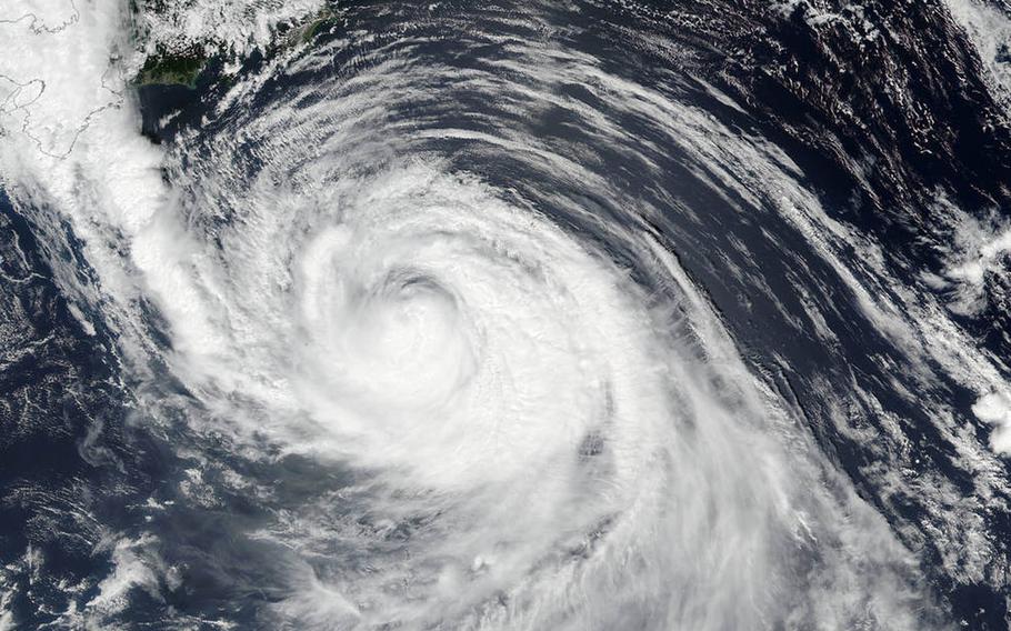 More than 130 people were killed, nearly 400 went missing and tens of thousands of homes were destroyed when Typhoon Lionrock, seen here approaching Japan, pounded northeastern North Korea for several days beginning Aug. 29, according to North Korean officials and the United Nations.