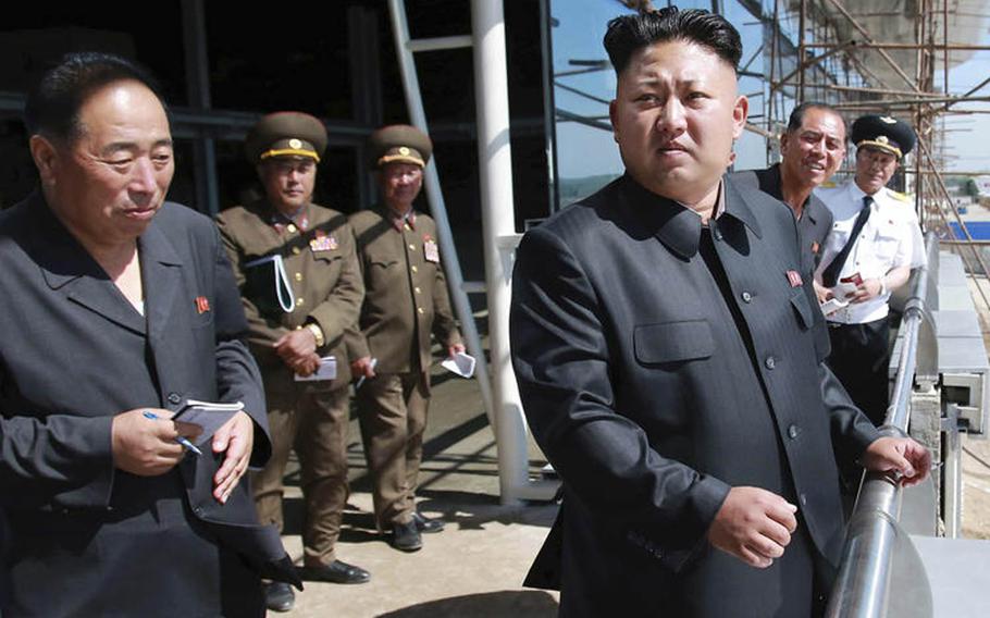North Korean leader Kim Jong Un is seen in this undated photo released by the Korean Central News Agency. South Korean Defense Minister Han Min-koo has confirmed reports that a special force could target North Korean leadership in the event of an emergency.