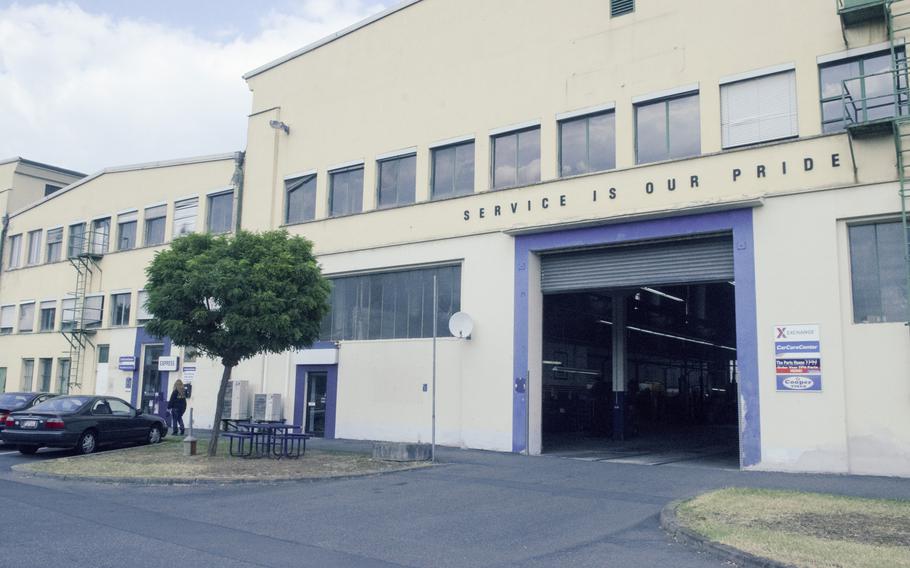 The Army and Air Force Exchange Service car care center in Mainz-Kastel, Germany, pictured here, will close Oct. 28, 2016, as part of a facilities consolidation to make room for vehicle inspection and registration facilities. The move leaves only one U.S.-owned car care center, an expanded auto skills center, in Wiesbaden, home to U.S. Army Europe.