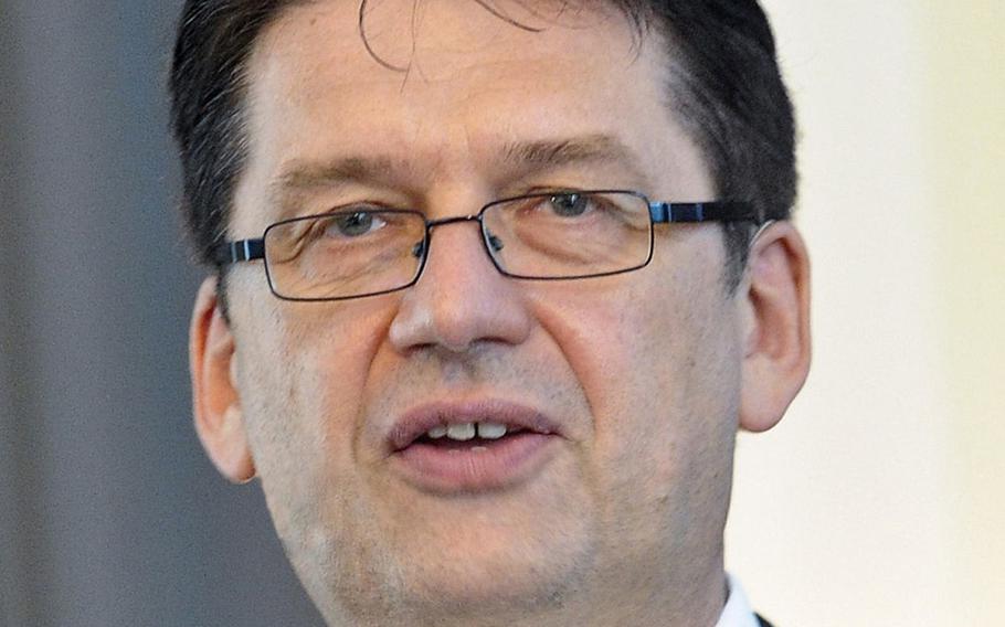 Thomas Weichel, author of the book "The Bombing of Wiesbaden, 1941-1945." Weichel has lived and worked in Wiesbaden for the past three decades and currently assists the city's mayor in fostering civic identity.