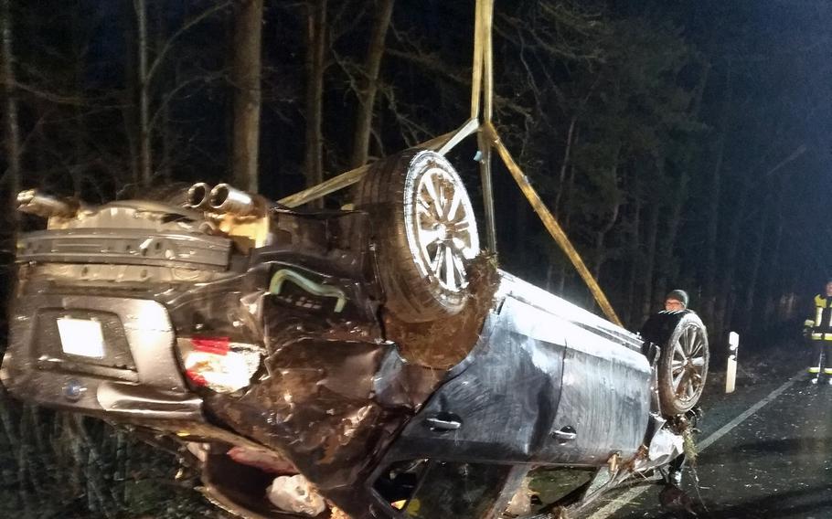 A 22-year-old soldier stationed in Vilseck, Germany, was killed Saturday, March 18, 2017, in a car accident near the Grafenwoehr Training Area. Two other soldiers were seriously injured and the driver of the car, who tested positive for alcohol, suffered minor injuries.