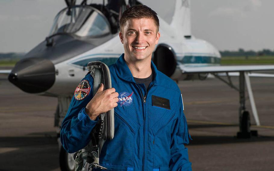 Lt. Commander Matthew Dominick, 35, who flies F/A-18 Super Hornets with the Naval Air Facility Atsugi-based VFA-115 Eagles, is among NASA's newest class of astronaut candidates.