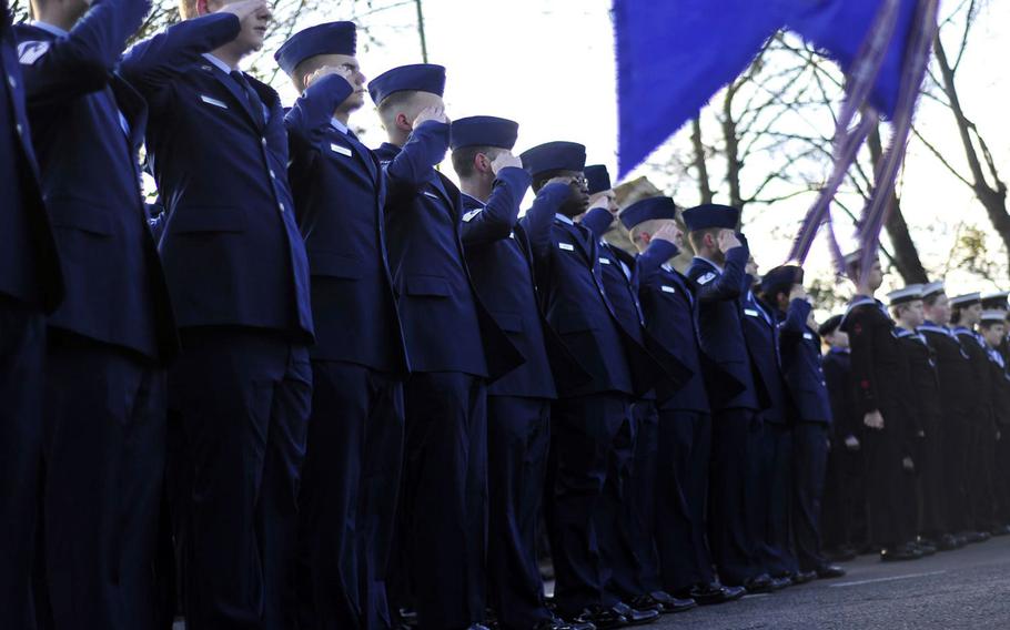 Outrage Sparked After Airman Takes Knee During Ceremony Air Force Says He Felt Faint Stars And Stripes Outrage Sparked After Airman Takes Knee During Ceremony Air Force Says He Felt Faint Stars And Stripes