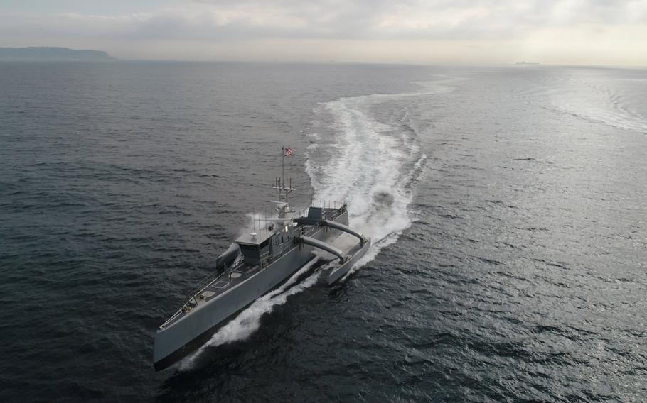 The Navy has received a $20 million sea drone prototype from the Defense Advanced Research Projects Agency. Known as the Sea Hunter, the drone could be deployed by the end of 2018 to hunt for submarines.