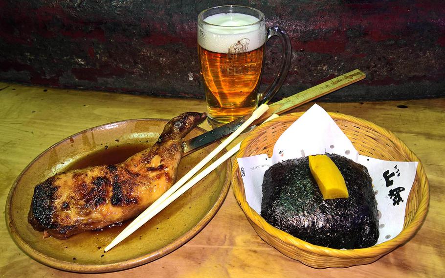 The so-called "Chicken Shack" near Marine Corps Air Station Iwakuni, Japan, is known for its chicken on a stick.