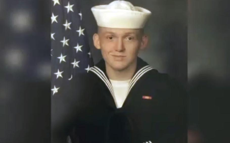 Seaman Seth Woods, 18, a machinist's mate fireman aboard the Los Angeles-class fast-attack submarine USS Oklahoma City, was reported missing in Singapore, Monday, May 7, 2018.
