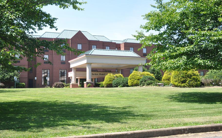 A building on the campus of the Clarion Hotel at 233 Lowe Street in Shepherdstown, West Virginia, is now home to the White House VA Hotline — a veterans complaint line President Donald Trump promised to stand up as part of his 10-point plan to reform the VA.