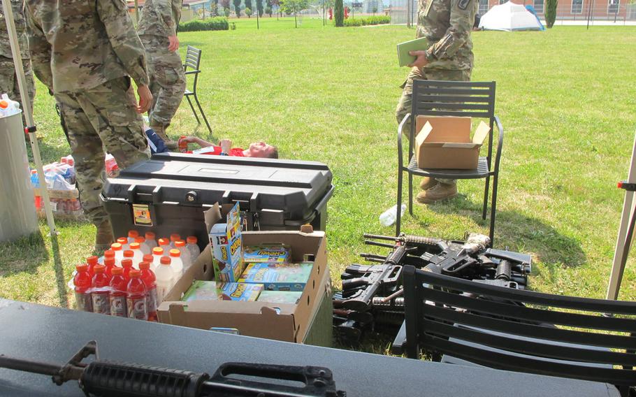 The173rd Airborne Brigade's annual memorial relay race, the ''Running of the Herd,'' on July 17-18, 2018, at Caserma Del Din included troops running with a full kit. The race, which formerly honored paratroopers killed in Vietnam in a single battle, now commemorates all brigade soldiers who perished in combat.