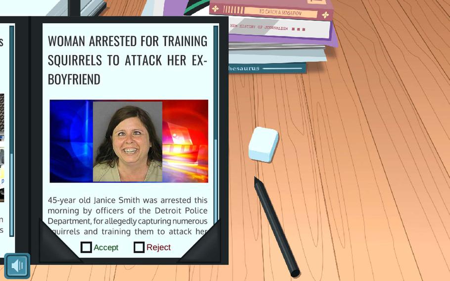 The game is called The News Hero and is hosted on Facebook. It allows players to assume the role of a news publisher and learn to identify fake news.