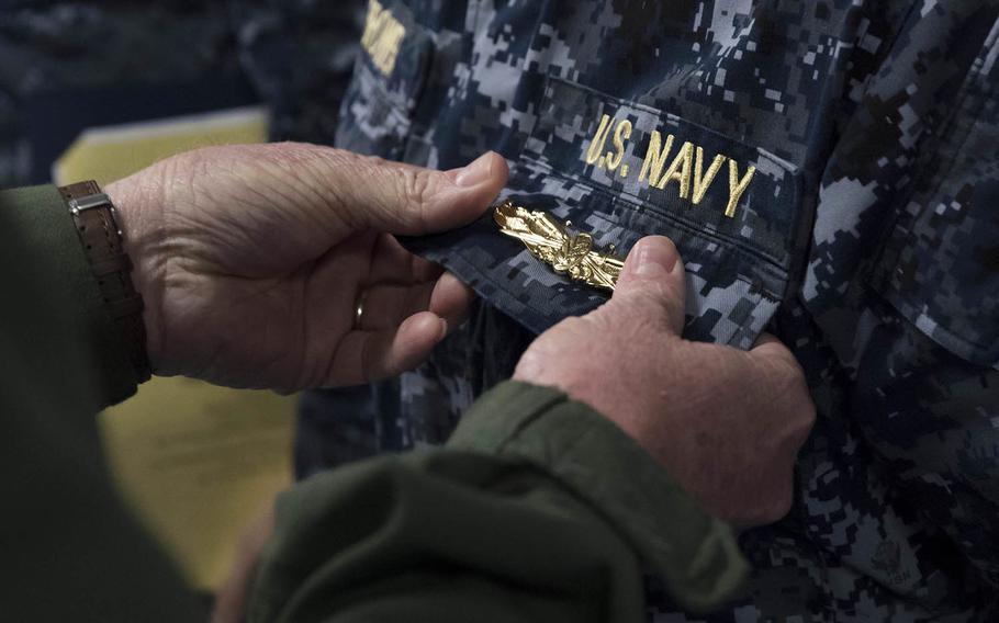 Sailors pursuing surface warfare officer certification now must be commissioned line officers qualified to command warfighting units or be making a lateral transfer into the field, the Navy said.