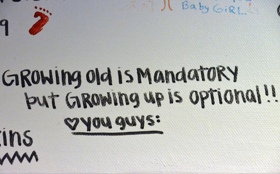 This little piece of high school wisdom is one of many still decorating the halls of the old Kaiserslautern High School building. A new school is set to open at the beginning of the school year, leaving the old building's hallways empty of Raiders for the first time in about 65 years.