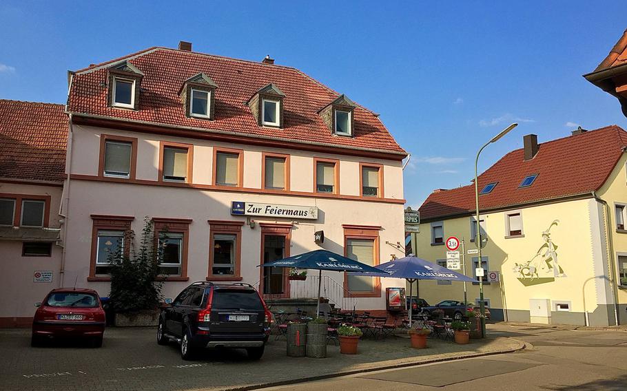 Zur Feiermaus a traditional German restaurant located in Kaiserslautern on the outskirts of the village of Siegelbach that serves amazing food, albiet at somewhat inflated prices.