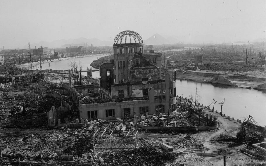 A mother and daughter from Hawaii have gifted 36 photos taken soon after Hiroshima, Japan, was destroyed by an atomic bomb to the city's peace museum. 
                
