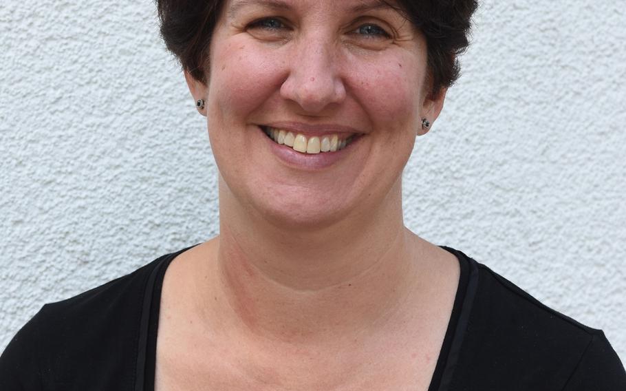 Jackie Ferguson, principal of Wiesbaden Middle School, Germany.