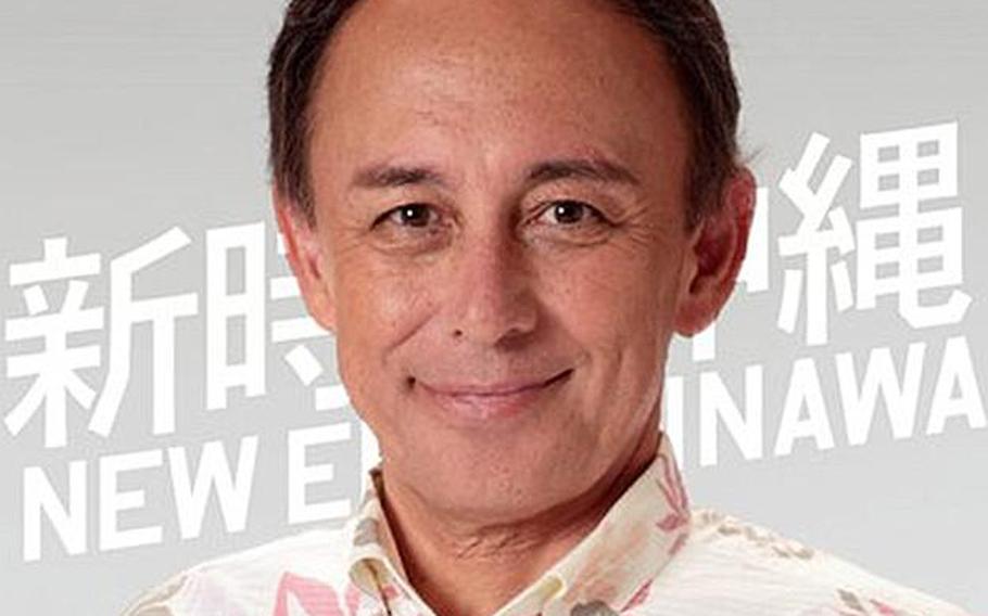 Okinawa gubernatorial candidate Denny Tamaki.