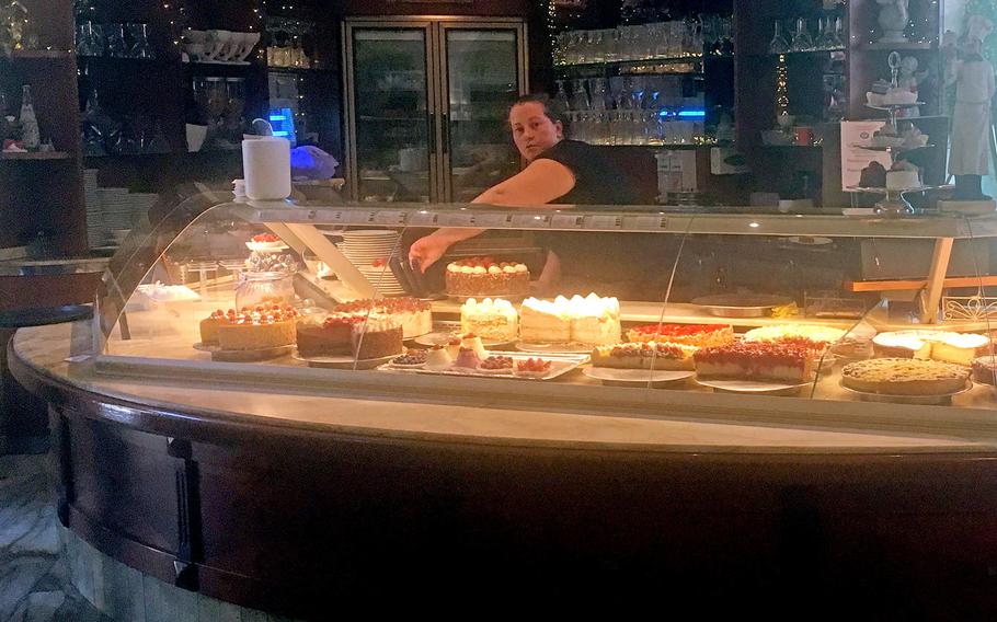 There are usually more than a dozen different cakes to choose from on any given day at Grand Cafe Planie, a downtown Stuttgart eatery.