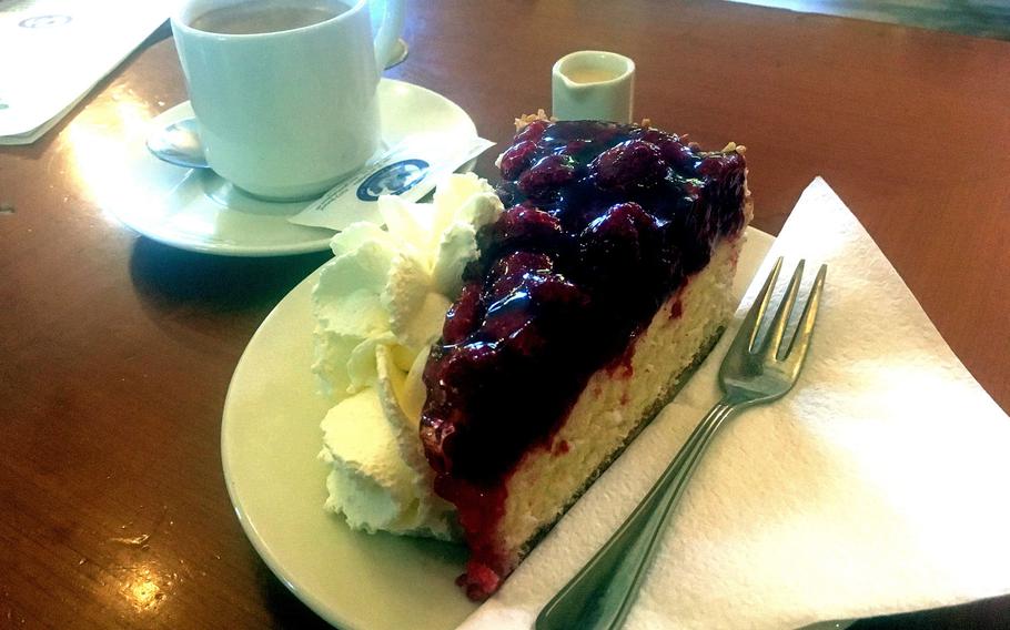 Stuttgart's Grand Cafe Planie is especially popular for an afternoon serving of cake and coffee.